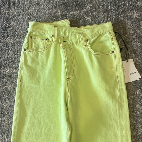 NEW AGOLDE criss cross jean in parakeet - Picture 3 of 5